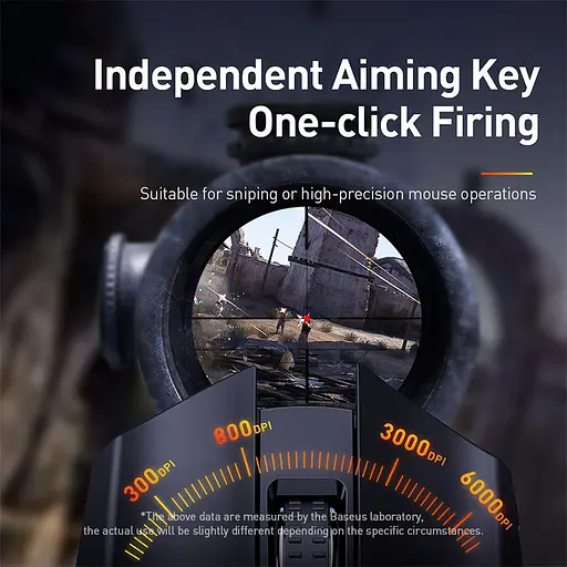 Миша дротова BASEUS GAMO 9 Programmable Buttons Gaming Mouse GM01 - фото 2