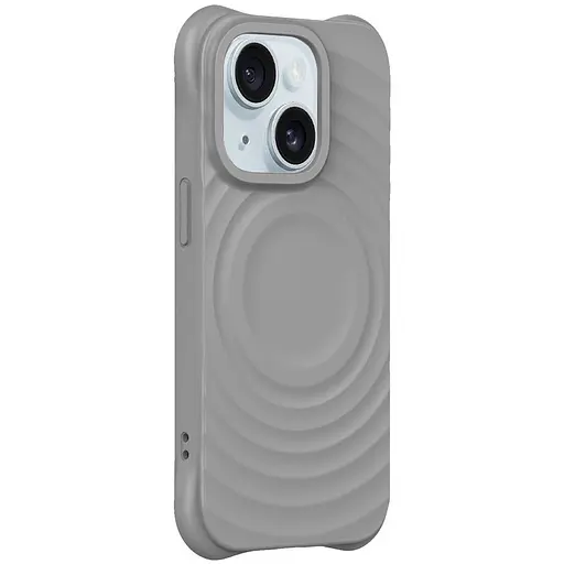 Чохол Epik TPU Orbit with MagSafe для Apple iPhone 15, 6.1 Dark Grey - фото 1