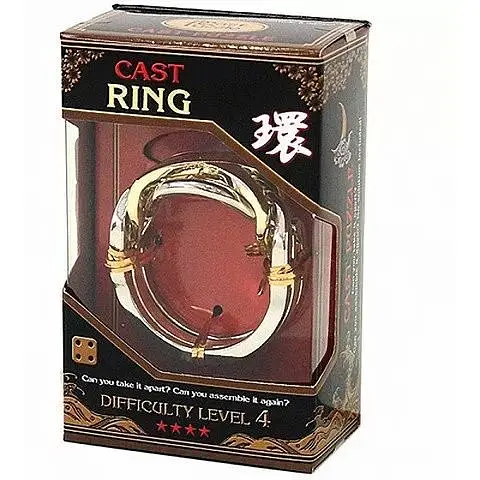 Головоломка Huzzle Ring (Ринг) Cast Puzzle 4 звезды 473791 - фото 3