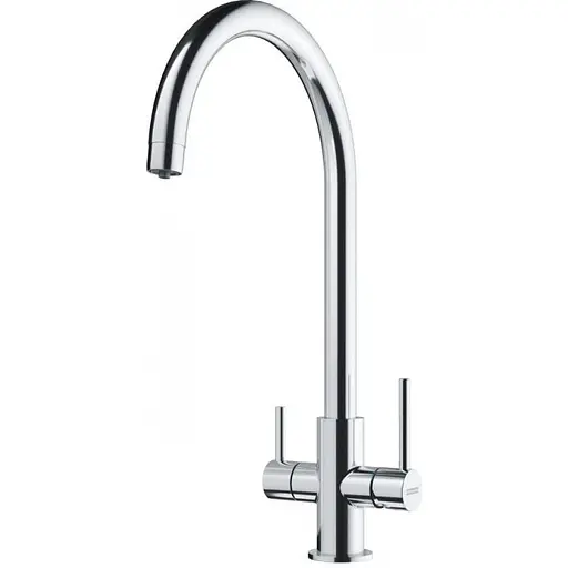 Смеситель для кухни Franke Lina Clear Water, длина излива - 272 мм, поворотный, 1+1 фильтр, хром - фото 1