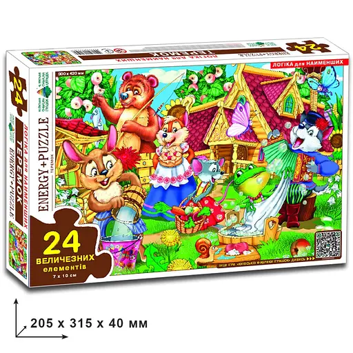 Дитячі пазли Теремок 82104 на 24 елемента