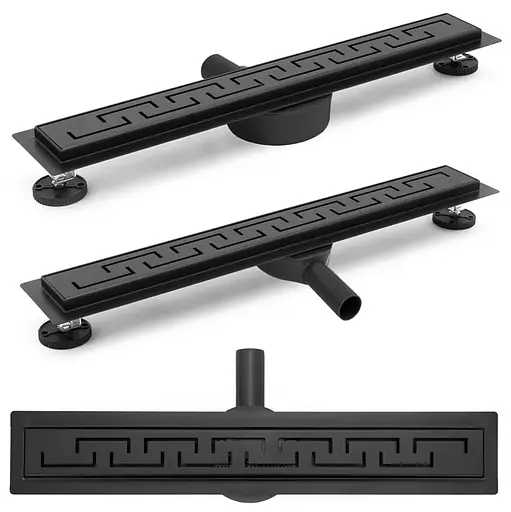 Трап для душу Rea Greek 90 PRO black REA-G8026 - фото 8