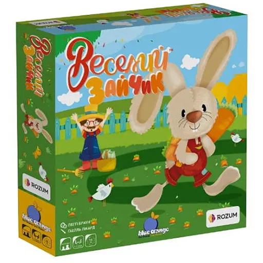 Настільна гра Rozum Веселий Зайчик (Happy Bunny) (укр.) (R018UA) - фото 1