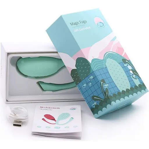 Вибратор Magic Motion Fugu Green SO2691 (104658) - фото 8