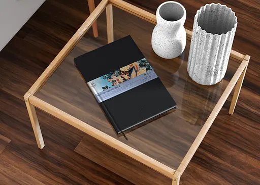 Скетчбук для скетчинга А4 48 листов (130 г/м2), белая бумага, черная обложка, 99IDEA9-SBSP4BL - фото 5