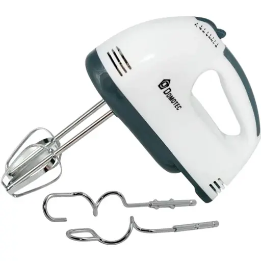 Миксер кухонный ручной Domotec MS-1333 200 Вт 7 скоростей для кухни с насадками - фото 1