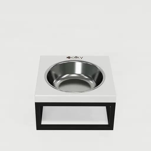 Hollky Base Solo S — миска на підставці для котів і маленьких собак (1 × 0,45 л) - фото 4