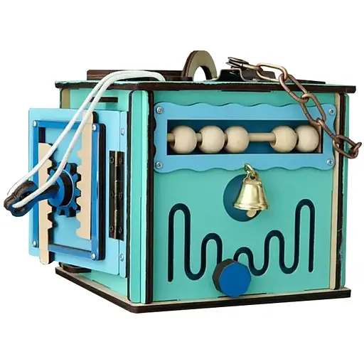 Развивающая игрушка Бизикуб MP14685469, 15 х 15 см - фото 3