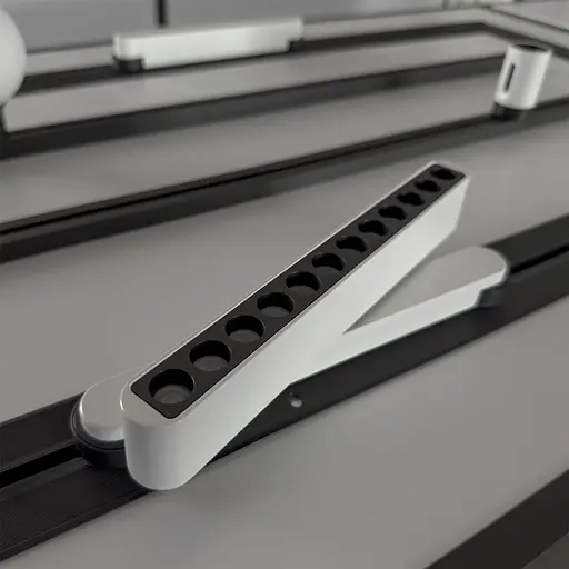 Магнитный светильник Skarlat RCZ-MZ07 12x1W WH+BK 4000K - фото 4