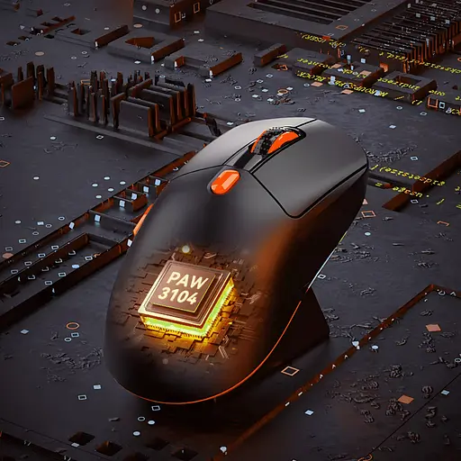 Беспроводная мышь MEETION GW38 2.4G+Bluetooth с магнитной зарядкой черная - фото 18