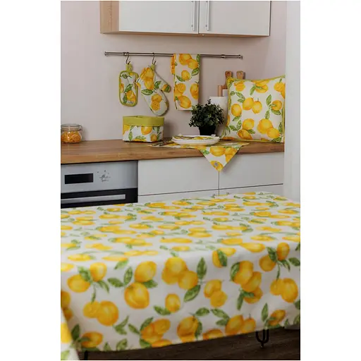 Скатерть Прованс Лимончики 136х120 см (43215) - фото 6
