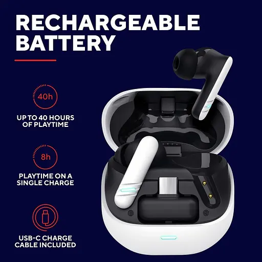 Навушники Trust TWS GTX 409 Oxxie Earbuds BT 5.3, ENC SBC Mic White (25478_TRUST) - фото 13