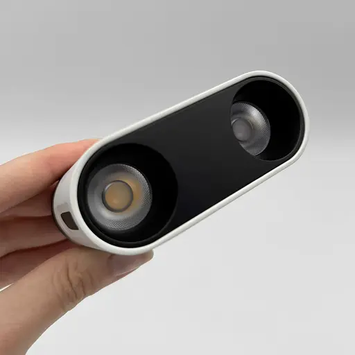 Магнитный светильник Skarlat RCZ-MZ02 2×5W WH+BK 4000K - фото 3