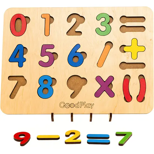 Пазл-сортер GoodPlay Математика (PS-4-003) - фото 3