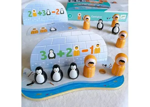 Настольная игра Djeco Считай с пингвинами (Contigloo) (DJ01612) - фото 3