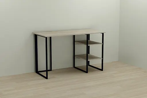 Комп'ютерний стіл Ferrum-decor Кевін 75x120x60 чорний ДСП Дуб Сонома 16мм (FRD-103800) - фото 4