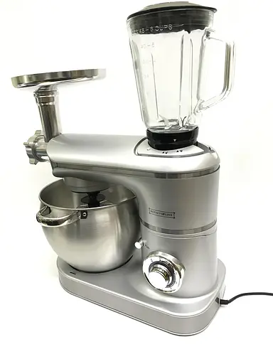 Кухонный комбайн 3 в 1 Royalty Line RL-PKM-2200ат Silver - фото 3