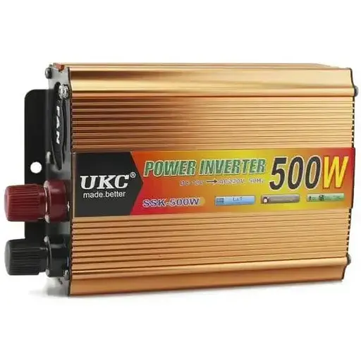 Преобразователь постоянного тока 500W SSK AC/DC инвертор для автомобиля 12В-220В - фото 1