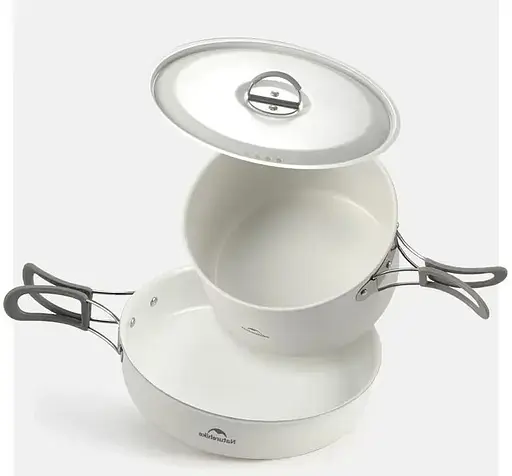 Кастрюля Naturehike CNK2450CF013 с керамическим антипригарным покрытием 1.7 л (1047-6927595711972) - фото 2
