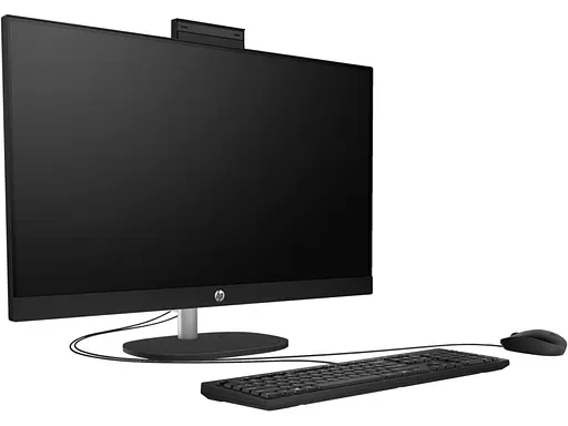 Комп'ютер персональний моноблок HP All-in-One 27" FHD IPS AG AMD R5-7520U 16GB F512GB UMA WiFi кл+м DOS чорний - фото 2