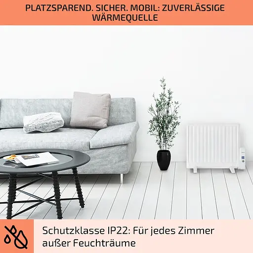 Масляный радиатор oneConcept Wallander 600W (10033098) - фото 6