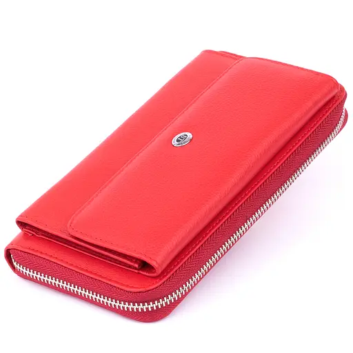 Кожаный женский кошелек ST Leather 20х10х2.5 см acs0015305 - фото 1