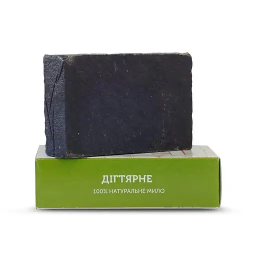 Мило туалетне натуральне ручної роботи Дігтярне ЯКА 75 г - фото 1