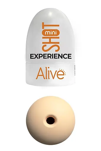 Мастурбатор Alive Mini Shot Experience телесный - фото 4