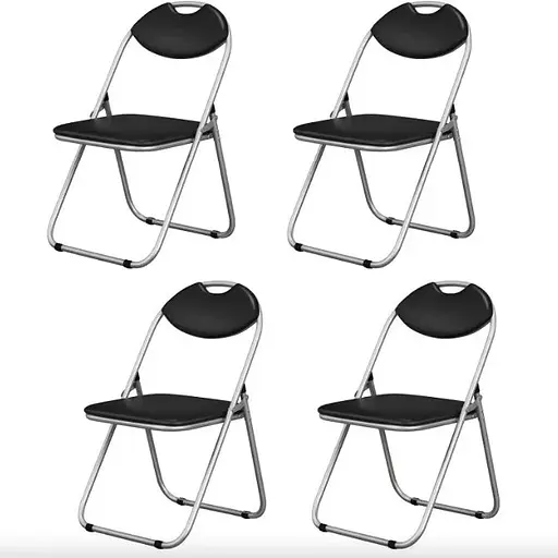 Комплект стульев складных Costway Moro с переносной ручкой 4 штуки - фото 8