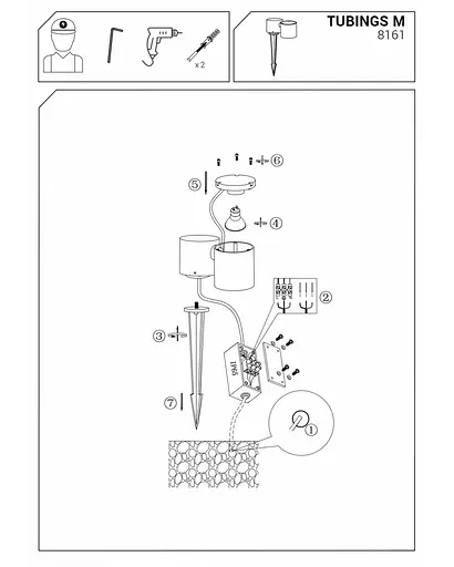 Вуличний світильник Nowodvorski 8161 Tubings M - фото 4