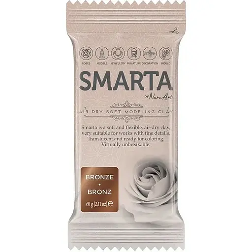 Пластика самозастигаюча Smarta Бронзова 60 г - фото 1