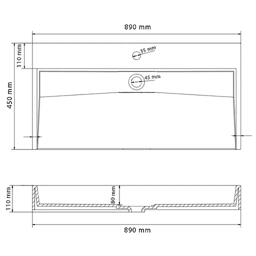 Умивальник VBI Vieste 90 grey matt накладний VBI-016802, Сірий - фото 4