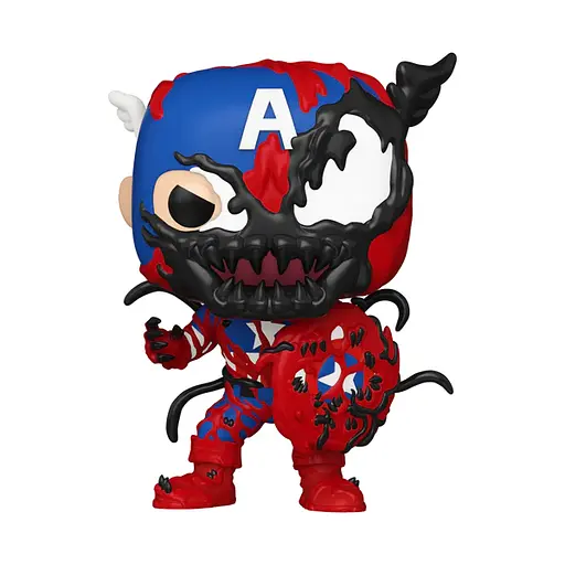 Фігурка Funko Pop Фанко Поп Марвел Карнаж Капітан Америка Marvel Carnage Captain America 10 см FP M CCA 1436 - фото 3