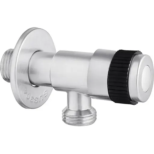 Кран приладовий Kroner KRP Edelstahl Klassisch - ESG100 1/2"х1/2" ЗЗ (CV022973) - фото 1