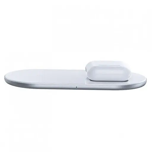 Беспроводное зарядное устройство Baseus WXJK-C02 Simple 2in1 Wireless Charger Pro Edition Белый - фото 3