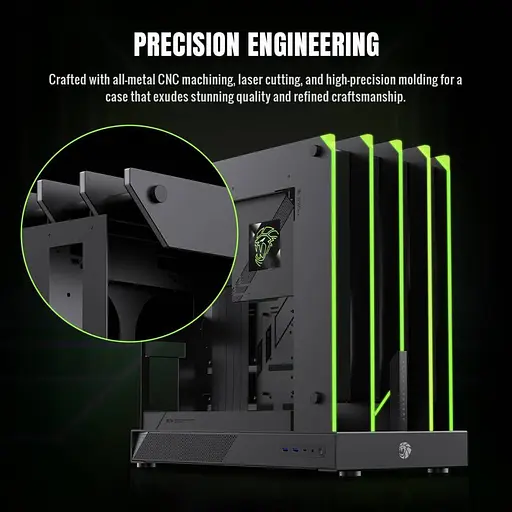 Корпус GameMax Blade Concept RGB, черный (Blade Concept) - фото 14