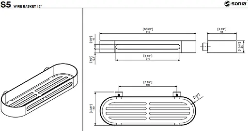 Полка для душевой кабины Sonia S5 141500, Хром - фото 4