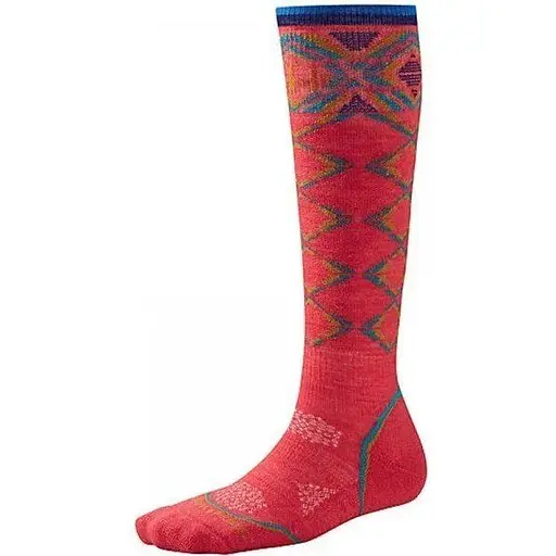 Шкарпетки Smart Wool Wm's PhD Ski Light Pattern SW248 Hibiscus L (1033-SW SW248.486-L)