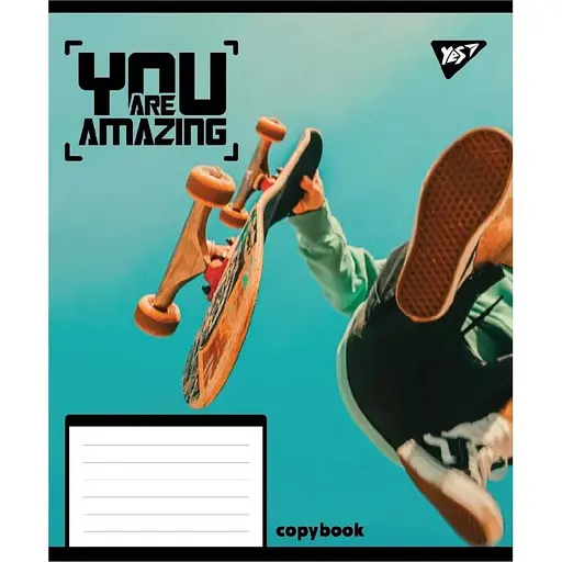 Зошит учнівський "You are amazing" Yes 767936 18 аркушів Різнокольоровий - фото 1