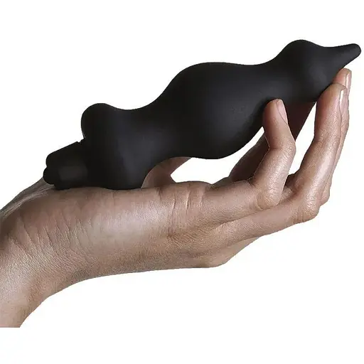 Анальна пробка з вібрацією Adrien Lastic Bullet Amuse Black діаметр 3.9 см - фото 5
