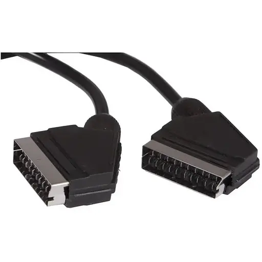 Шнур шт. скарт-шт.скарт 21pin 8 мм 5 м - фото 1