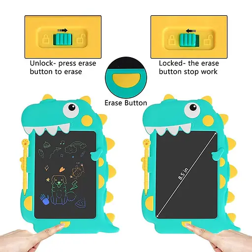 Планшет для малювання Dinosaur 8,5 дюймів Green - фото 5