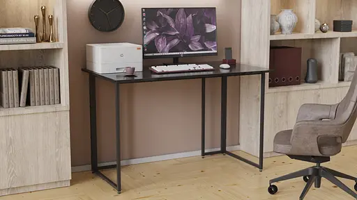 Компьютерный стол Ханна 75x140x70 черный ДСП Сосна Кембра 32мм FRD-103530 - фото 4