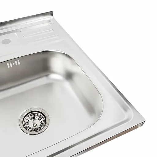 Кухонная мойка из нержавеющей стали Platinum сатин 5060 (0,7/160 мм), Satin - фото 5