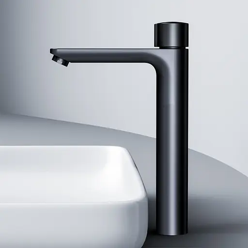 Змішувач для умивальника Am.Pm X-Joy TouchReel високий black F85A92522 Чорний матовий - фото 6