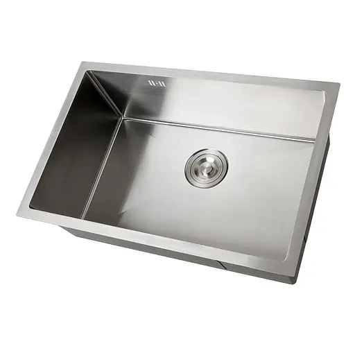 Кухонная мойка из нержавеющей стали под столешницу 1.5 мм Nett NS-6845, Нержавеющая сталь - фото 2