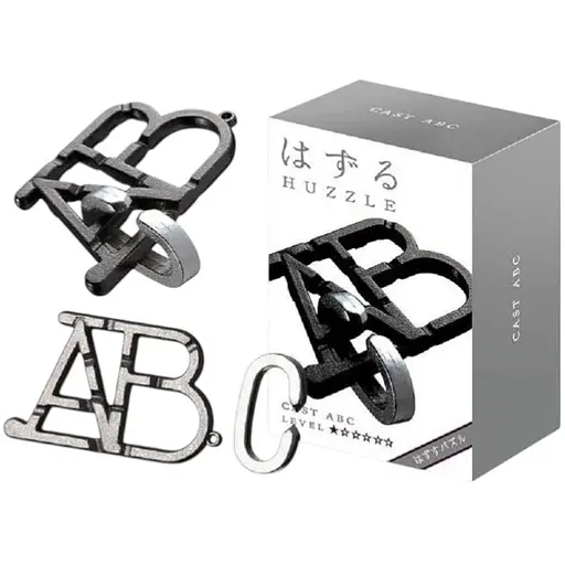 Головоломка из металла Huzzle ABC 1 звезда 515003 - фото 3