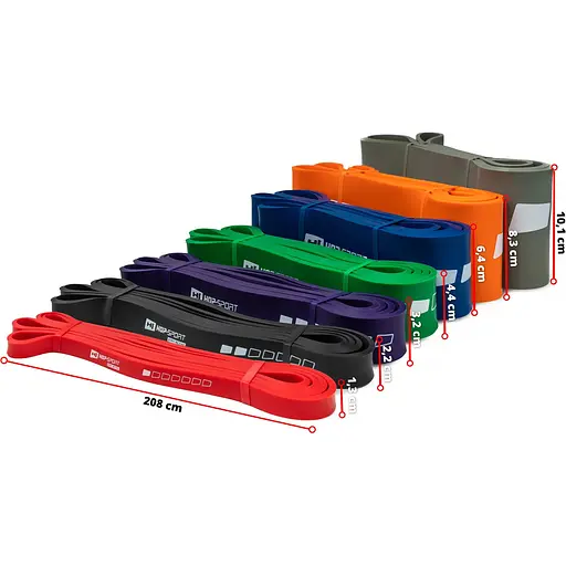 Резинка для фитнеса Hop-Sport 12-30кг HS-L022RR черная - фото 9