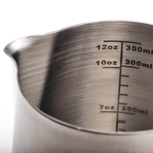 Молочник із нержавіючої сталі з кришкою KM 4385 – 350 мл, Kamille Сріблястий 87475 - фото 8