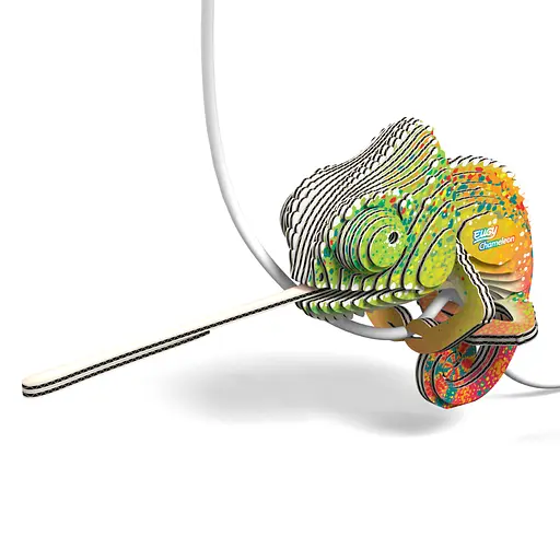 Пазл Eugy 3D Зоопарк Хамелеон (XEG-075) - фото 2